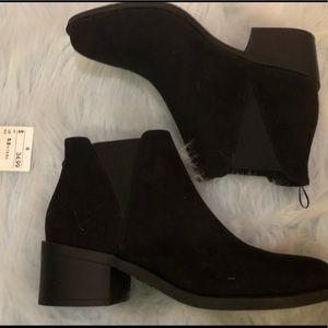 Black booties new with tags